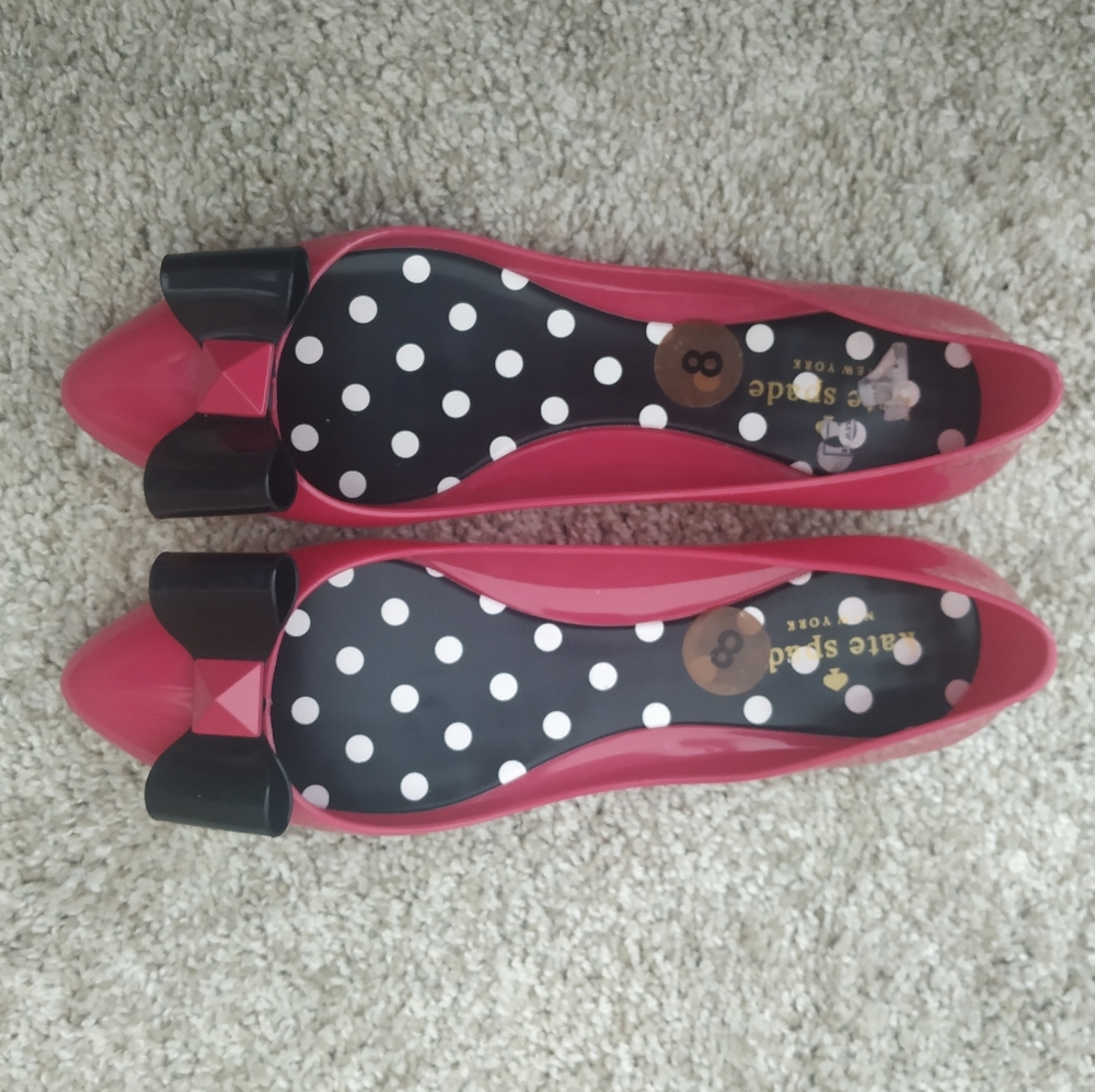 NEW Adorable Kate Spade Jelly Ballerinas